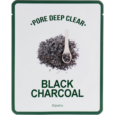 Маска для обличчя A'pieu Pore Deep Clear Black Charcoal 25 г (8806185776219)