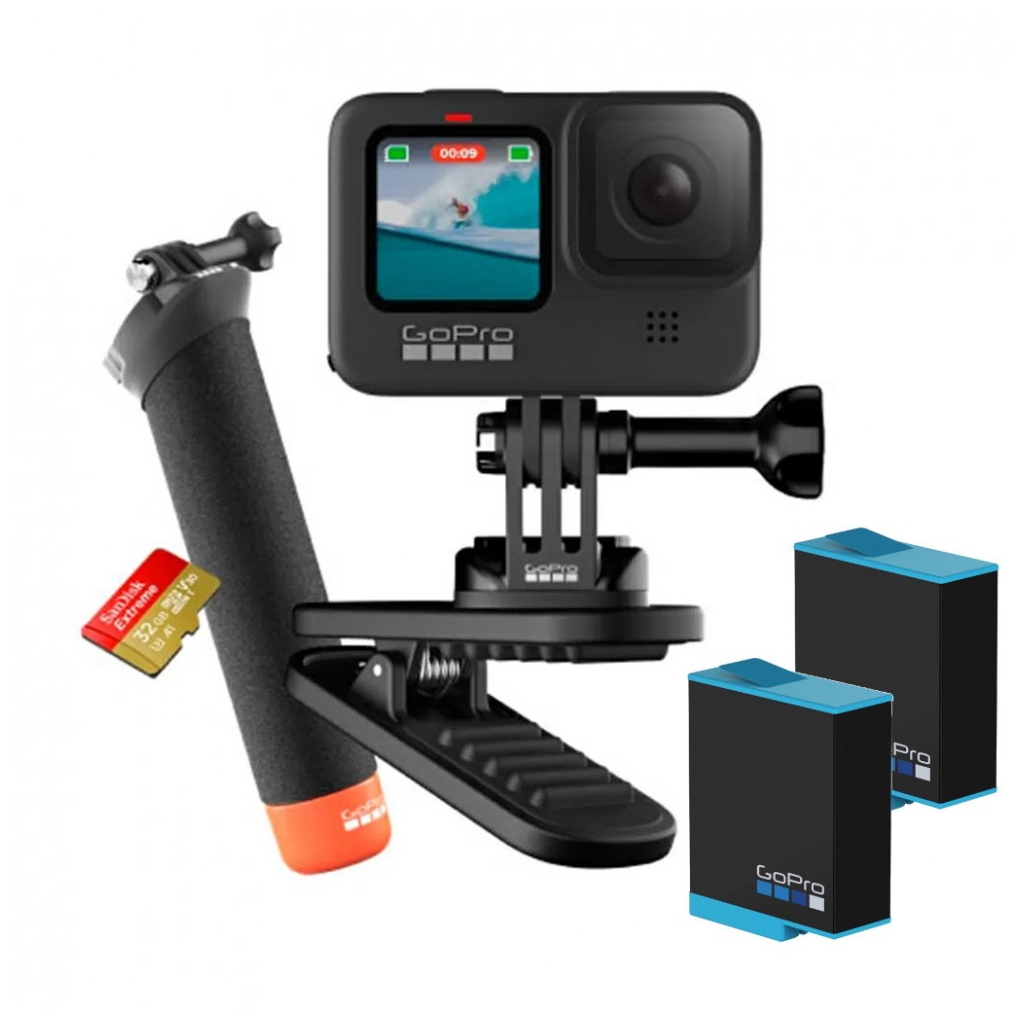 Екшн-камера GoPro HERO9 Black SD-card + acss kit (CHDRB-901-XX)