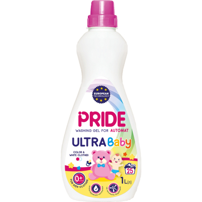 Гель для прання Pride Afina Ultra Baby дитячий 1 л (4820211180904)