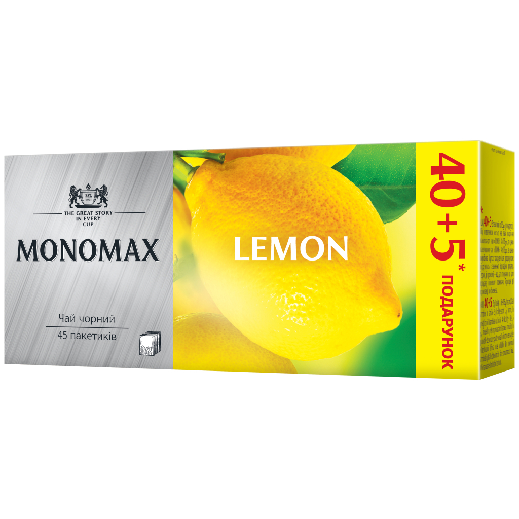 Чай Мономах Lemon 45х1.5 г (mn.76692)