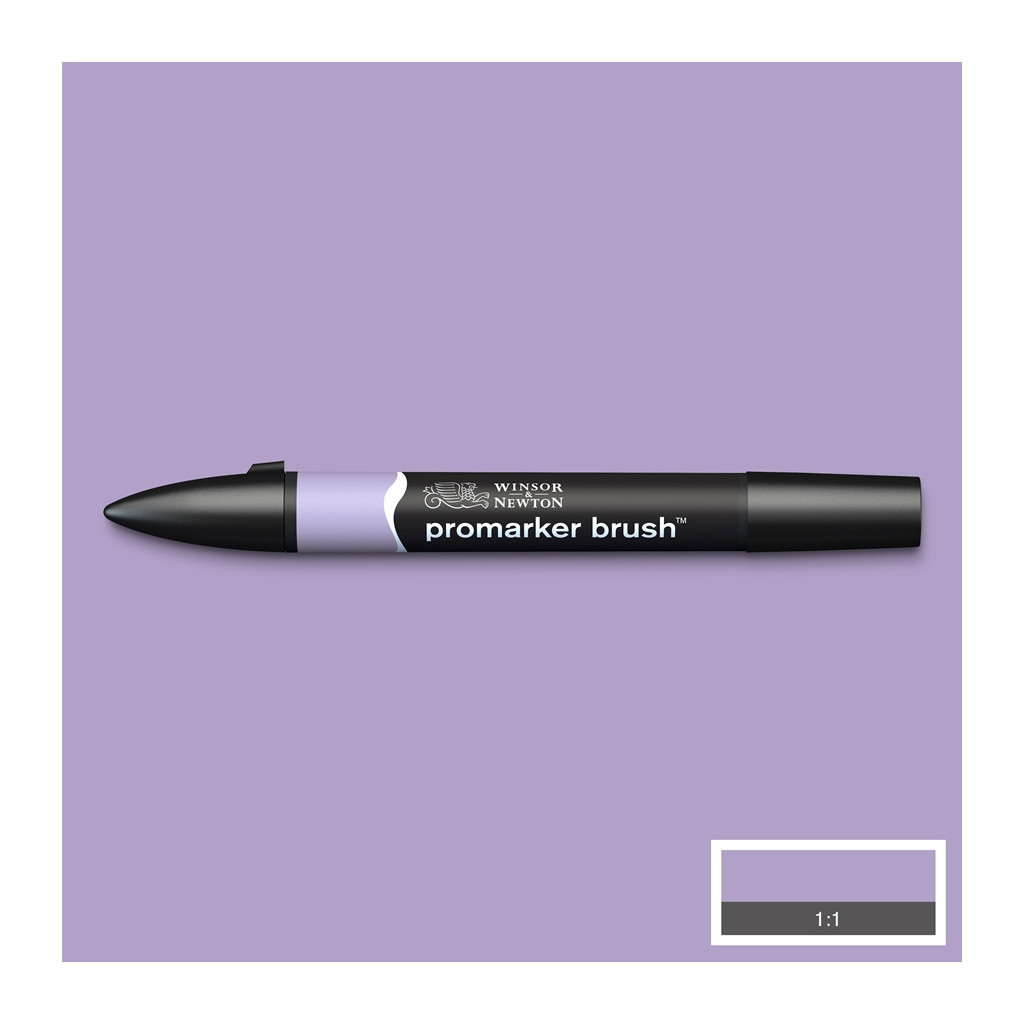 Маркер Winsor&Newton двосторонній Brushmarker, (V327) Бузок (884955043028)