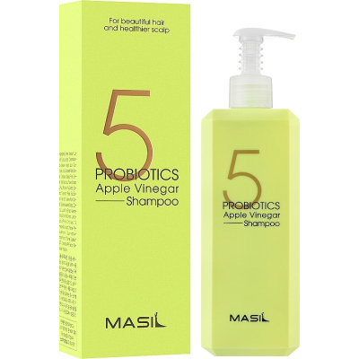 Шампунь Masil 5 Probiotics Apple Vinegar Shampoo 500 мл (8809744061160)