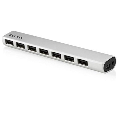 Концентратор USB Belkin Ultra-Slim Metal ()