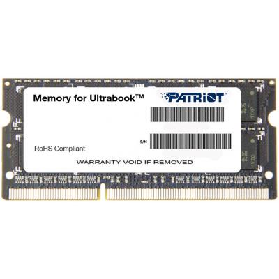 Модуль пам'яті для ноутбука SoDIMM DDR3L 8GB 1600 MHz Patriot (PSD38G1600L2S)