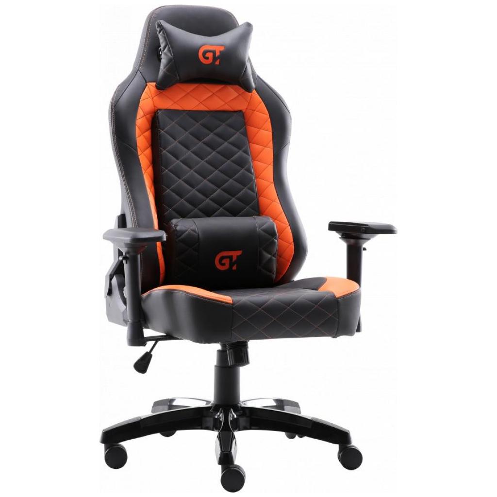 Крісло ігрове GT Racer X-2605-4D Black/Orange