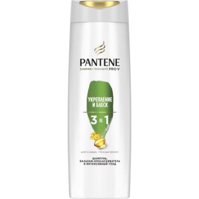 Шампунь Pantene 3 в 1 Nature Fusion Зміцнення та блиск 360 мл (8001090673527)