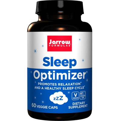 Амінокислота Jarrow Formulas Нормалізація сну, Sleep Optimizer, 60 вегетаріанських капсул (JRW-29049)