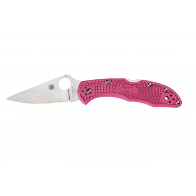 Ніж Spyderco Delica 4 Flat Ground Pink (C11FPPNS30V)