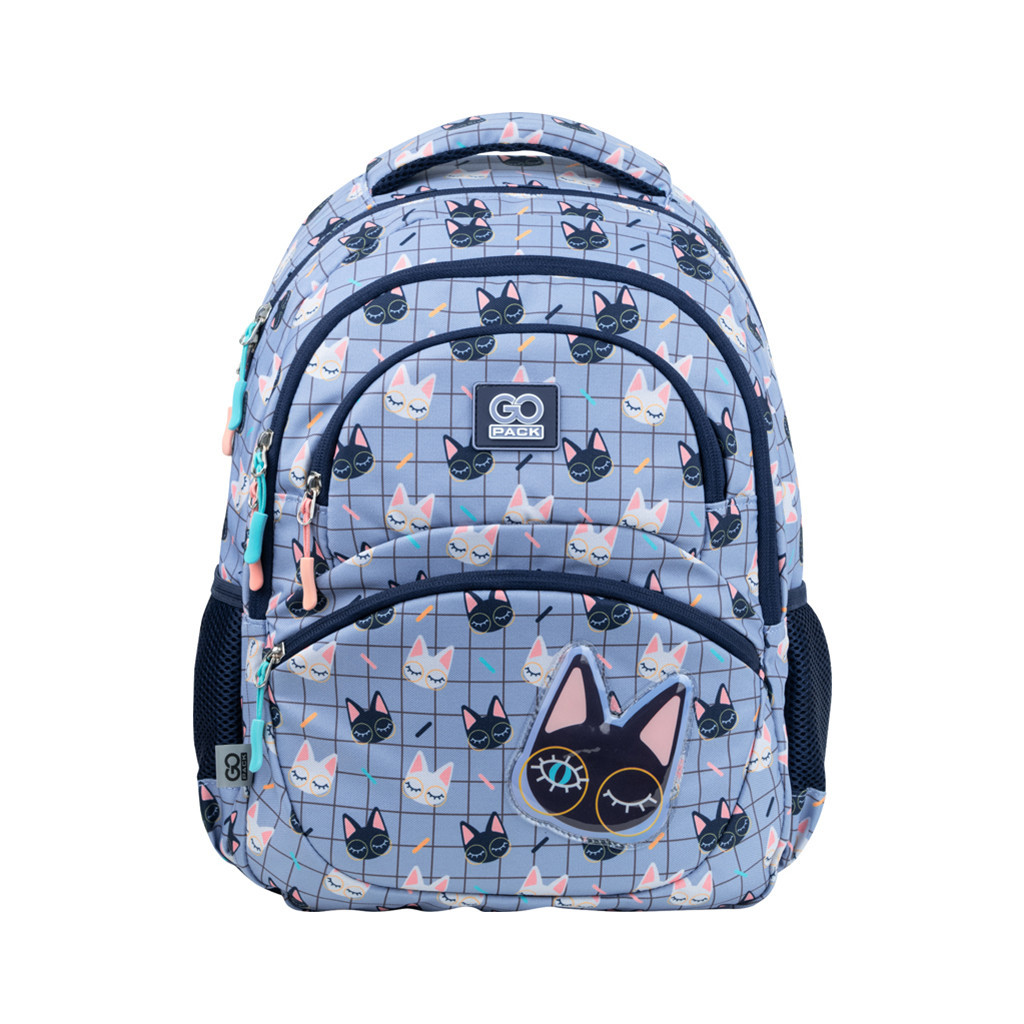 Рюкзак шкільний GoPack Education 175M-3 Funny cats (GO22-175M-3)