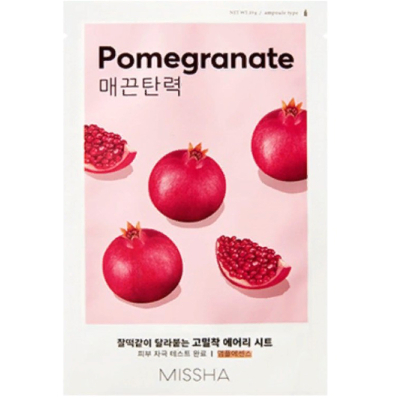 Маска для обличчя Missha Airy Fit Pomegranate Sheet Mask З екстрактом граната 19 г (8809581454828)