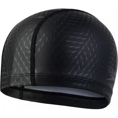 Шапка для плавання Speedo Boom Ultra Pace Cap Au сірий, чорний 8-128169512 OSFM (5053744632940)