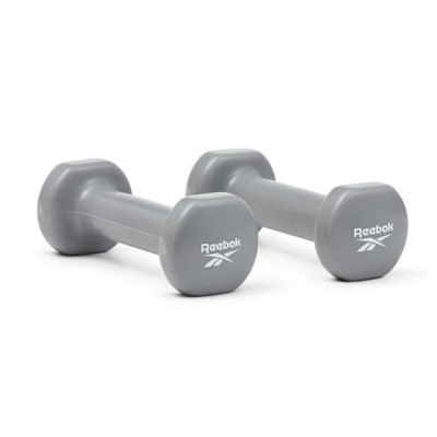 Гантель Reebok Dumbbells RAWT-16151 сірий Уні 1 кг (885652018210)