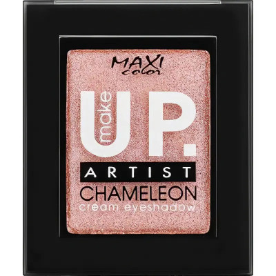 Тіні для повік Maxi Color Make Up Artist Chameleon Cream Eyeshadow 01 - Золота троянда (4823097119426)