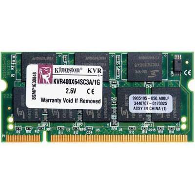 Модуль пам'яті для ноутбука SoDIMM DDR 1GB 400 MHz Kingston (KVR400X64SC3A/1G)