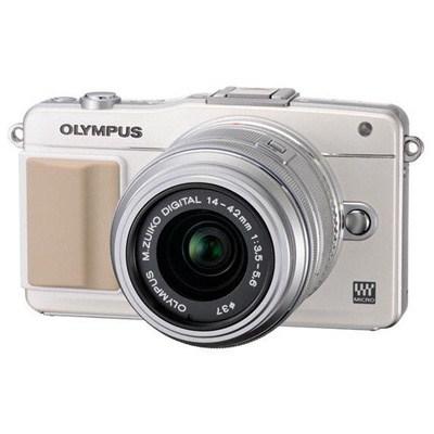 Цифровий фотоапарат Olympus PEN E-PM2 14-42 mm kit Flash Air white/silver (V206021WE010)