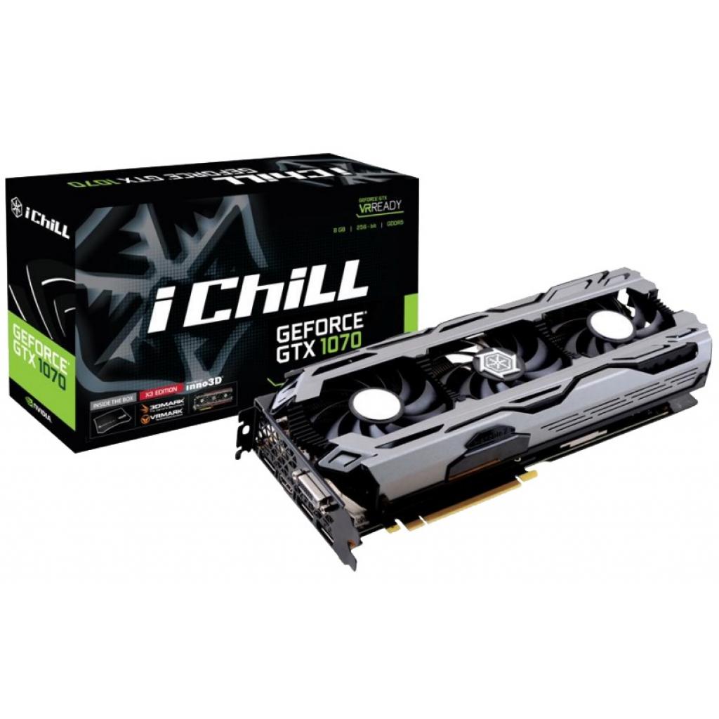 Відеокарта Inno3D GeForce GTX1070 8192Mb iChill HerculeZ X3 (C107V3-1SDN-P5DNX)