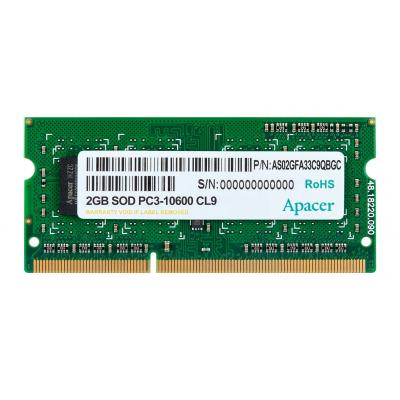 Модуль пам'яті для ноутбука SoDIMM DDR3 2GB 1333 MHz Apacer (DS.02G2J.H9M)