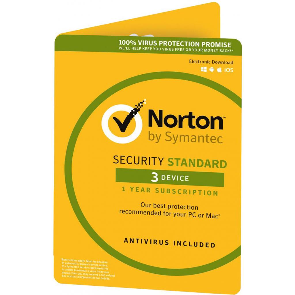 Антивірус Norton by Symantec NORTON SECURITY DELUXE 3D 1 Year 3 Device ESD key (21390867)