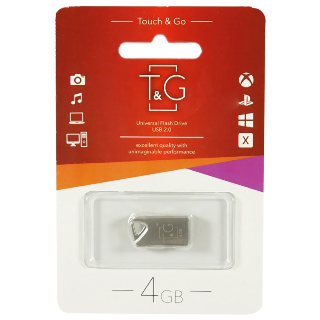 USB флеш накопичувач T&G 4GB 109 Metal Series Silver USB 2.0 (TG109-4G)