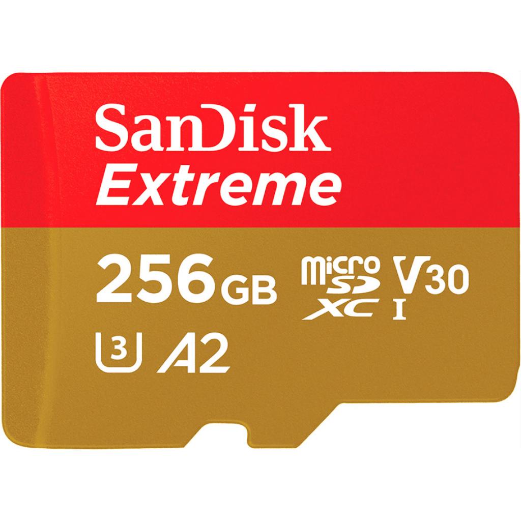 Карта пам'яті SanDisk 256GB microSD class 10 UHS-I U3 V30 A2 Extreme Mobile Gaming (SDSQXA1-256G-GN6GN)