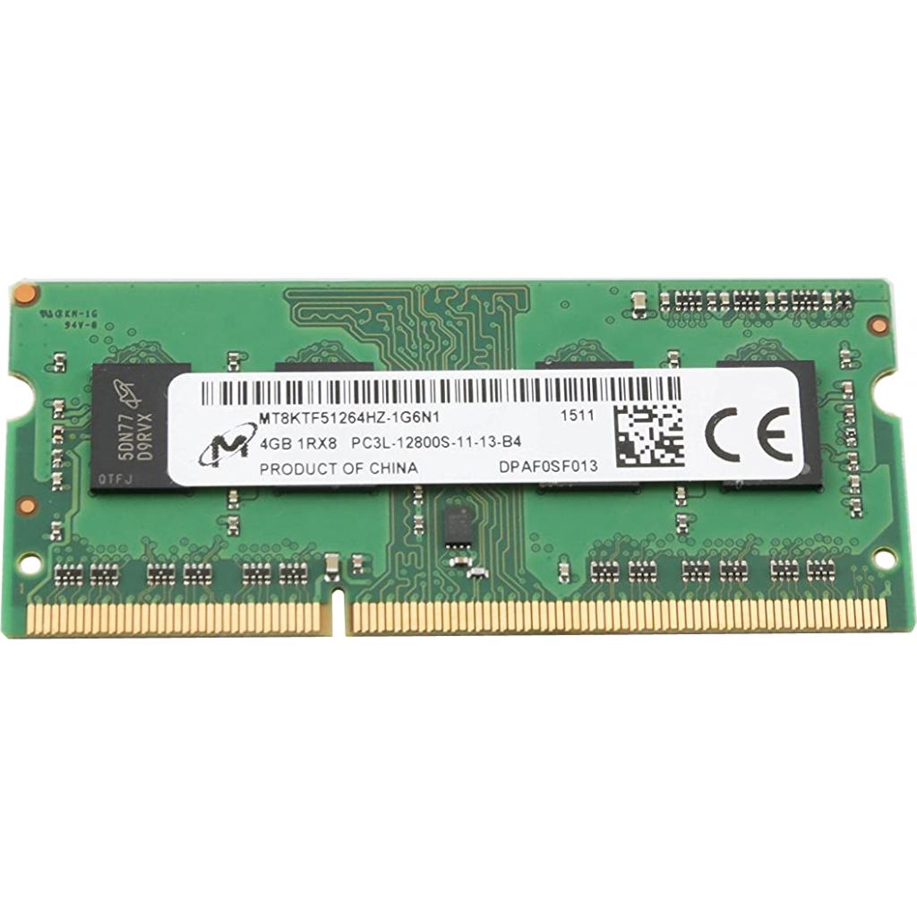 Модуль пам'яті для ноутбука SoDIMM DDR3 4GB 1600 MHz Micron (MT8KTF51264HZ-1G6N1)