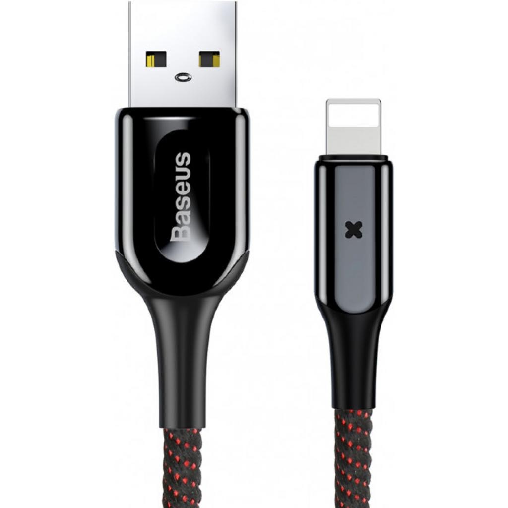 Дата кабель Baseus USB 2.0 AM to Lightning 1.0m X-type Black (CALXD-B01)