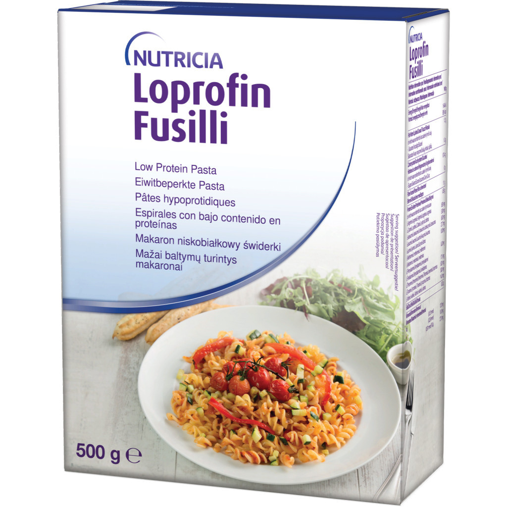 Макарони Loprofin Low Protein Pasta Fusilli з низьким вмістом білка 500 г (5016533627558)