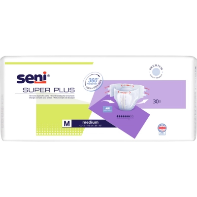 Підгузки для дорослих Seni Super Plus Medium 75-110 см 30 шт (5900516803582)