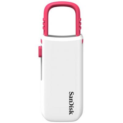 USB флеш накопичувач SanDisk 32GB Cruzer U White/Pink USB 2.0 (SDCZ59-032G-B35WP)