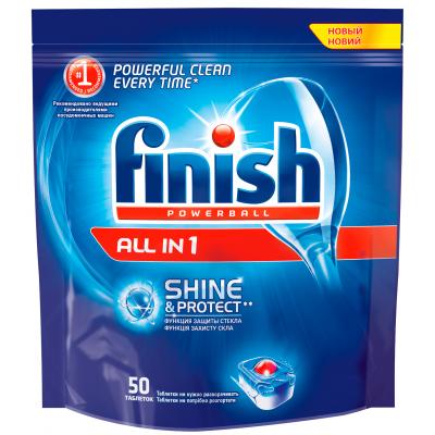 Таблетки для посудомийних машин Finish All in 1 50 шт (5900627063233)