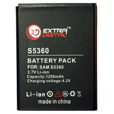 Акумуляторна батарея для телефону Extradigital Samsung GT-S5360 Galaxy Y (1250 mAh) (BMS6319)