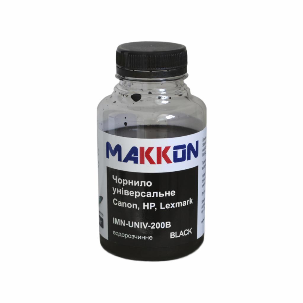 Чорнило Makkon Canon/HP/Lexmark 200г black (IMN-UNIV-200B)