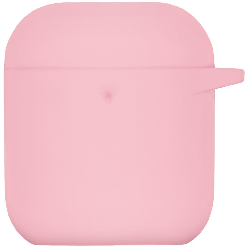 Чохол для навушників 2E для Apple AirPods Pure Color Silicone 3.0 мм Light pink (2E-AIR-PODS-IBPCS-3-LPK)