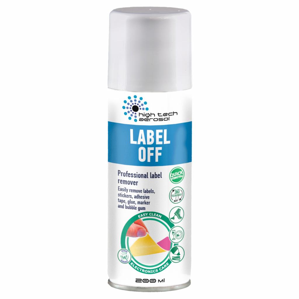 Спрей для очищення High Tech Aerosol HTA LABEL OFF 200 ml (06031)