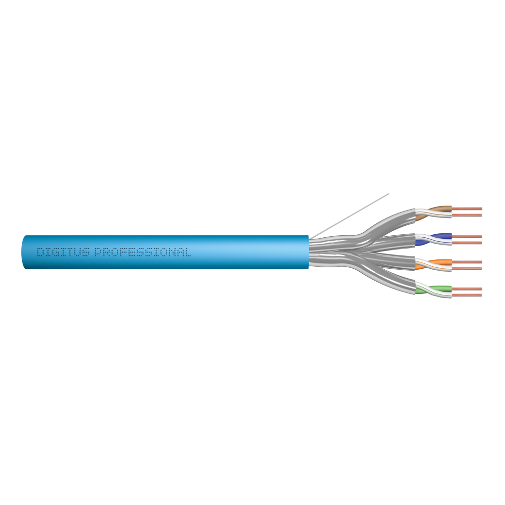 Кабель мережевий Digitus FTP 305м, cat 6A, CU, AWG23/1, LSZH-1, blue (DK-1623-A-VH-305)