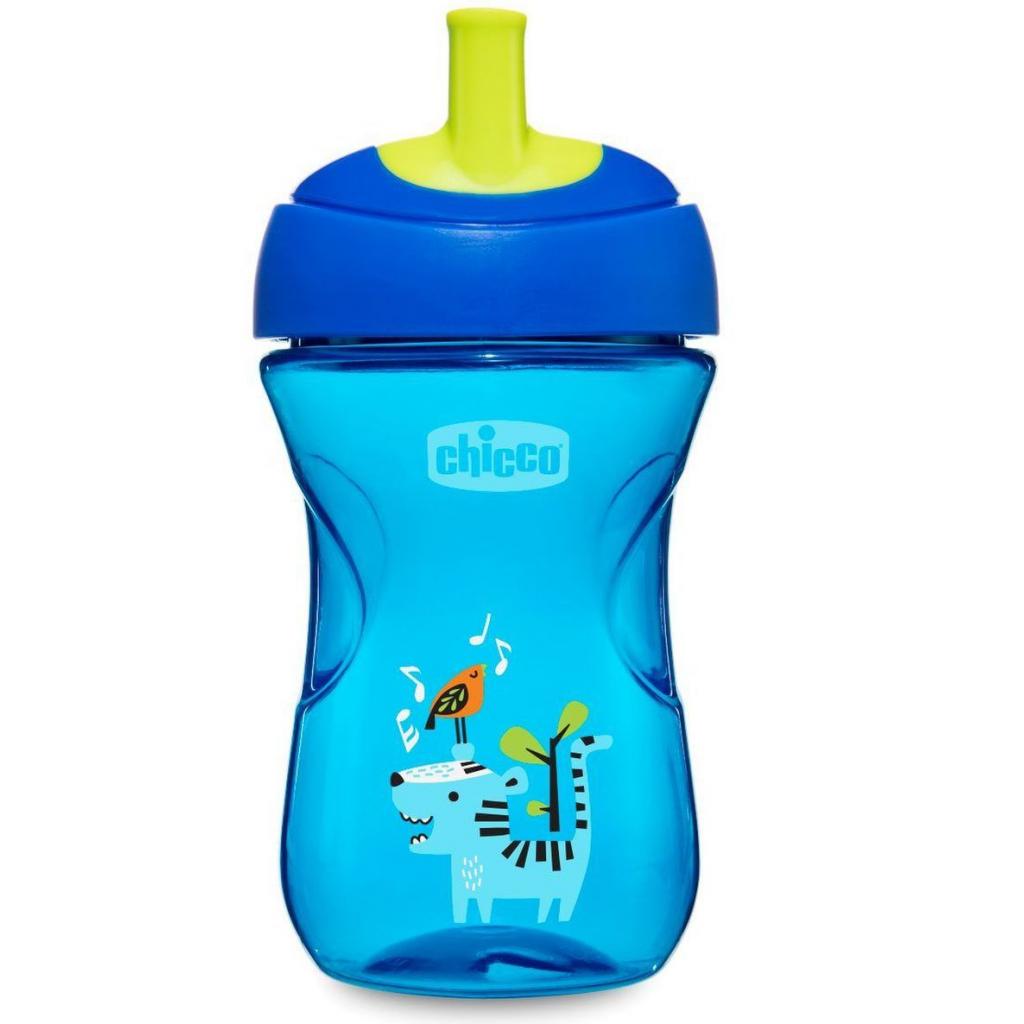 Поїльник-непроливайка Chicco Advanced Cup 12м+ Блакит. 266 мл (06941.20.03)