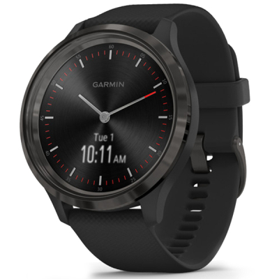 Смарт-годинник Garmin vivomove 3, Slate, Black, Silicone (010-02239-21)