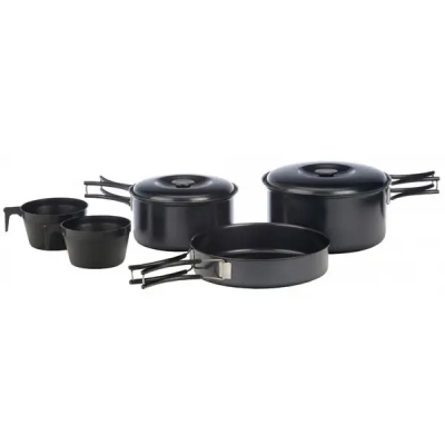 Набір туристичного посуду Vango 2 Person Non-Stick Cook Kit Black (926775)