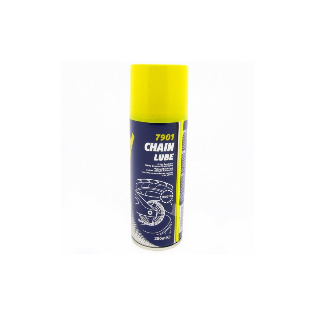 Мастило автомобільне Mannol синтетичне біле Chain Lube (200ml) (7901)