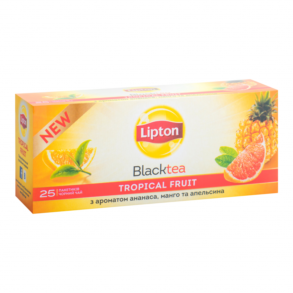 Чай Lipton 2г *25 пакет TROPICAL FRUIT (prpt.200878)