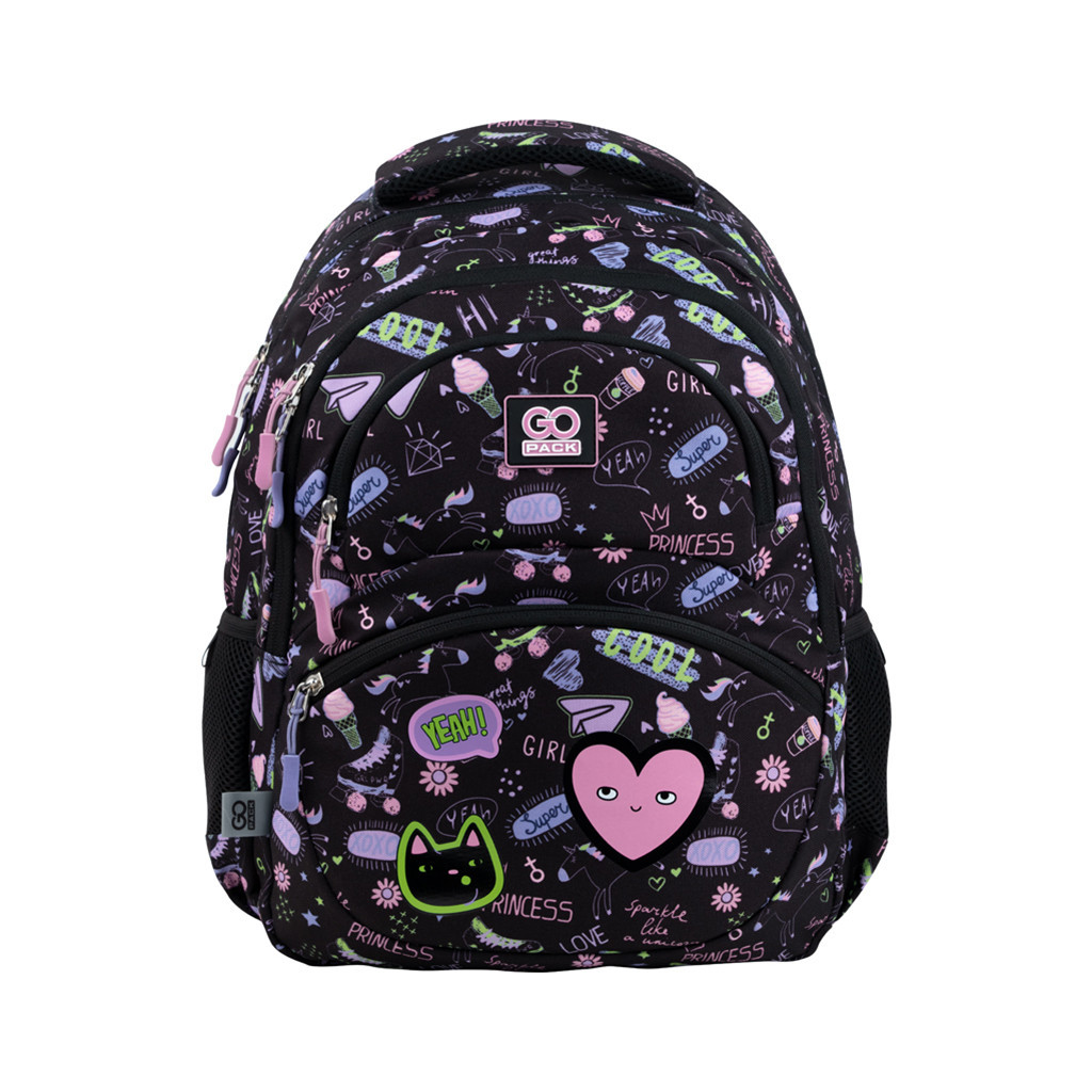 Рюкзак шкільний GoPack Education 175M-5 Cool princess/One like (GO22-175M-5)