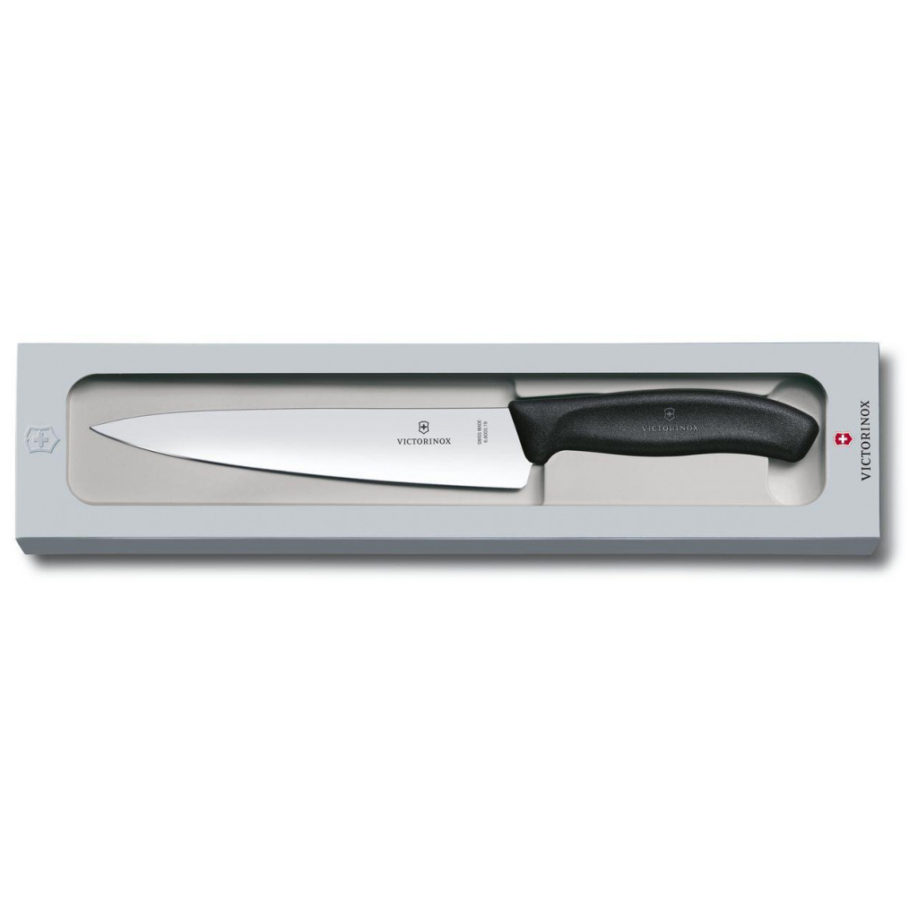 Кухонний ніж Victorinox SwissClassic Carving 19см Black (6.8003.19G)