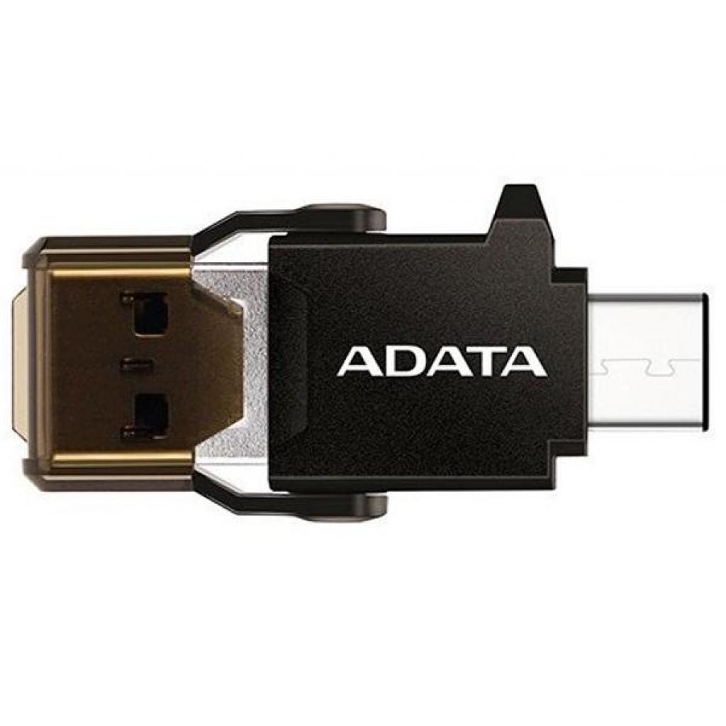 Зчитувач флеш-карт ADATA microSD to USB A/C 3.1 (ACMR3PL-OTG-RBK)