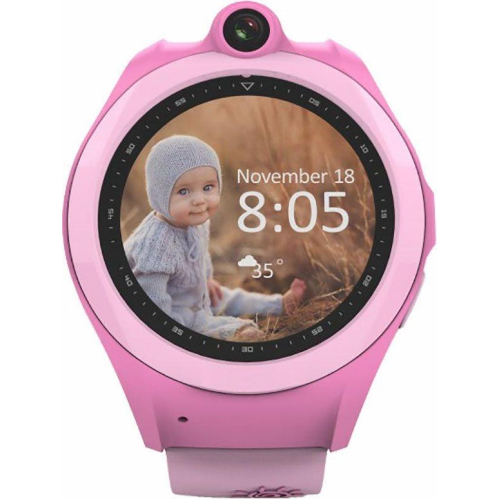 Смарт-годинник UWatch Q610 Kid wifi gps smart watch Pink (F_52919)