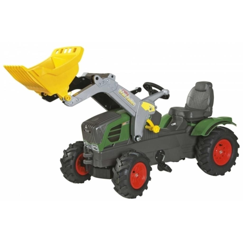 Веломобіль Rolly Toys трактор з ковшем rollyFarmtrac Fendt 211 Vario зелено-сірий (611089)