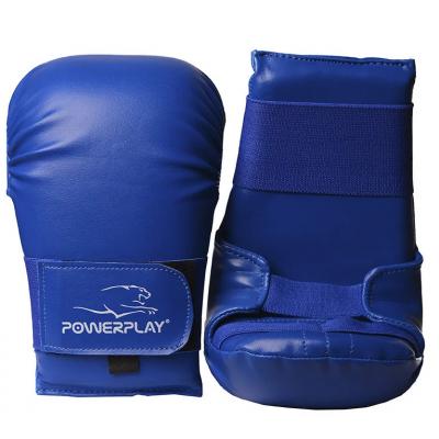 Рукавички для карате PowerPlay 3027 L 4,5 oz Blue (PP_3027_L_Blue)