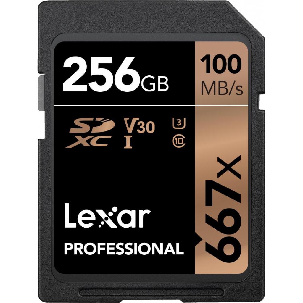 Карта пам'яті Lexar 256GB SDXC class 10 UHS-I U3 V30 667x Professional (LSD256B667)