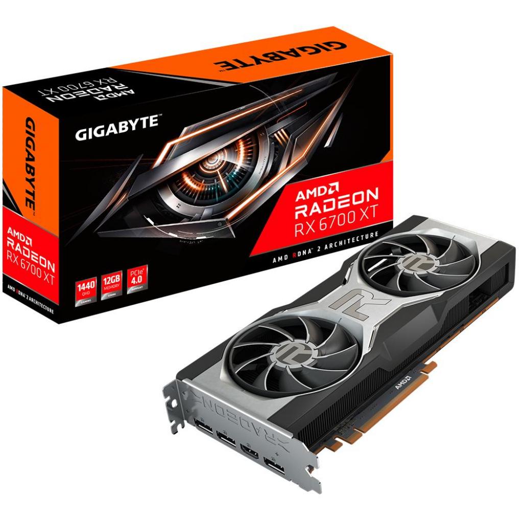 Відеокарта Radeon RX 6700 XT 12Gb GIGABYTE (GV-R67XT-12GD-B)