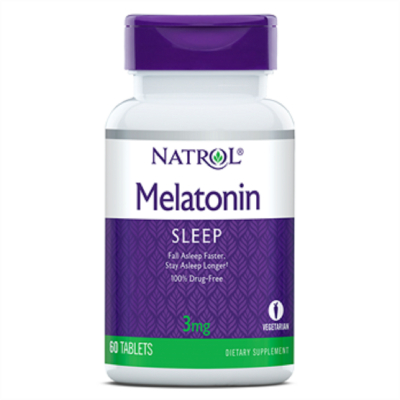 Амінокислота Natrol Мелатонін, Melatonin 3 мг, 60 таблеток (NTL-00510)