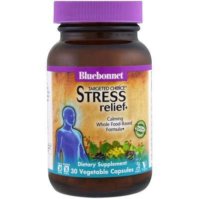 Трави Bluebonnet Nutrition Комплекс для Зняття Стресу, Targeted Choice Stress Relief, 3 (BLB2012)